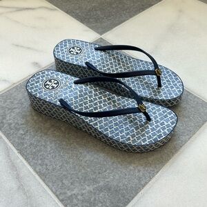 Tory Burch Wedge Flip Flop Sandals